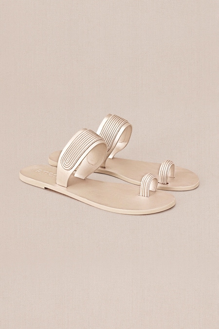 AMPM Renya Cord Embroidered Flats 