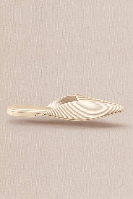 Buy_Ampm_Ivory Ninah Corded Embroidered Mules _Online_at_Aza_Fashions