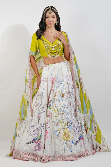 Devyani Mehrotra Summer Floral Print Lehenga Set 