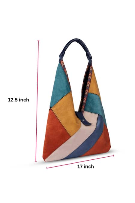 Shop_Etcetera_Multi Color Jigsaw Pattern Foldable Shoulder Bag _Online_at_Aza_Fashions
