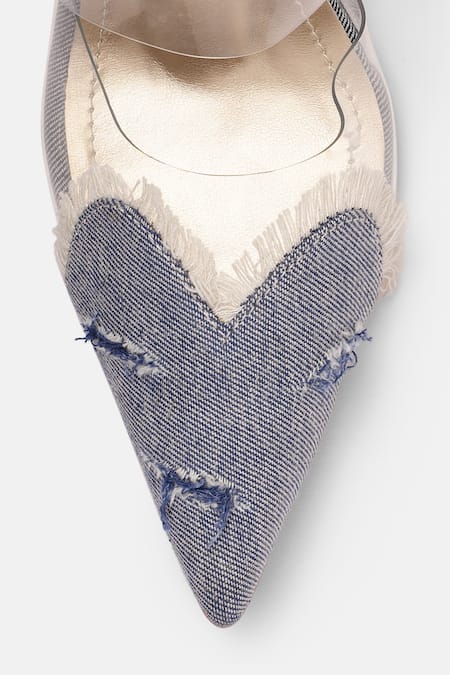 Zori World_Blue Amor Heart Cut-out Toe Heels _at_Aza_Fashions