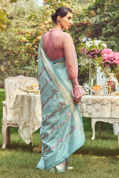 Kasturi Kundal Juan of Arc Handloom Saree With Unstitched Blouse Piece 