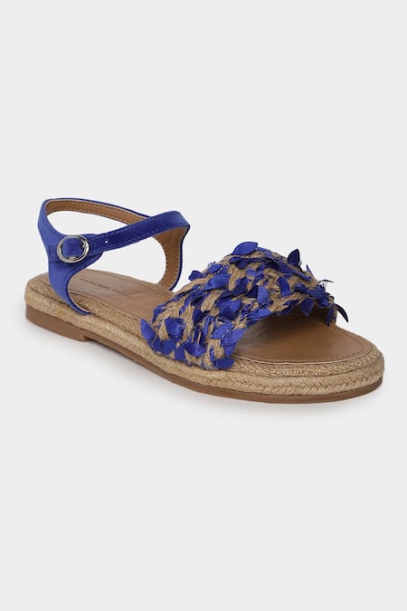 Aanchal Sayal Reef Petal Embroidered Flats 