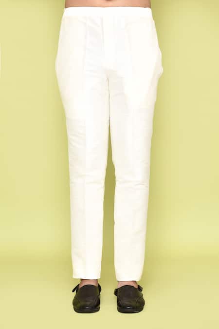 Arihant Rai Sinha Green Silk, Cotton Mirrors Embroidered Kurta With Pant Online at Aza Fashions Arihant Rai Sinha_Green Silk, Cotton Mirrors Embroidered Kurta With Pant _Online_at_Aza_Fashions