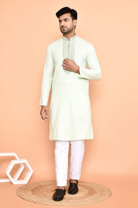 Arihant Rai Sinha Floral Embroidered Kurta With Pant 