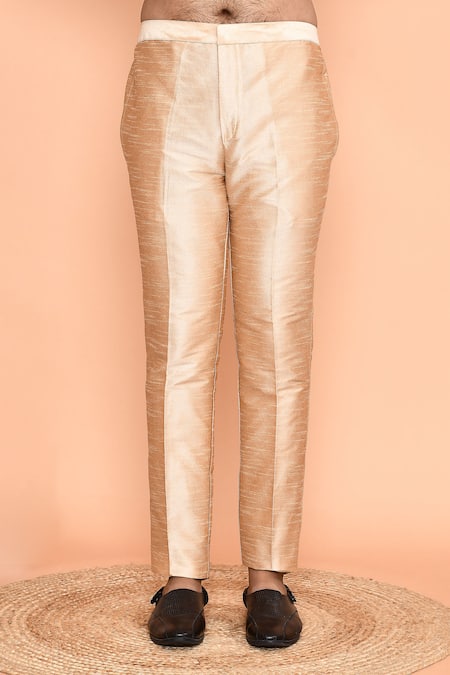 Arihant Rai Sinha_Black Cotton, Silk Embroidery Rose Kurta With Pant _Online_at_Aza_Fashions