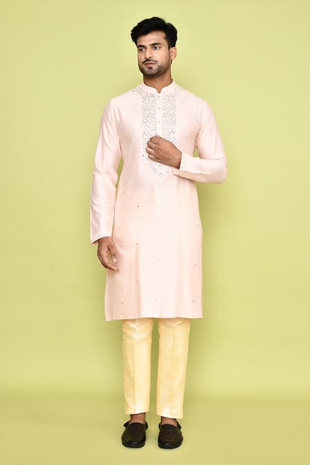 Arihant Rai Sinha Mirror Embroidered Kurta & Pant Set 