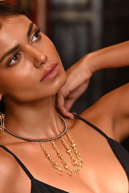 Zaza By Somya Tribal Spirit Hanging Necklace 