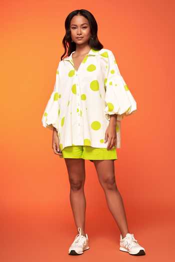 Neetiandmudita Polka Print Shirt 