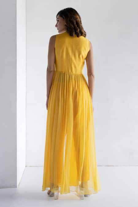 Bharat Adiani Front Slit Kurta & Pant Set 