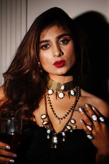 Buy_Rejuvenate Jewels_Multi Color Victorian Stone Embellished Choker _Online_at_Aza_Fashions