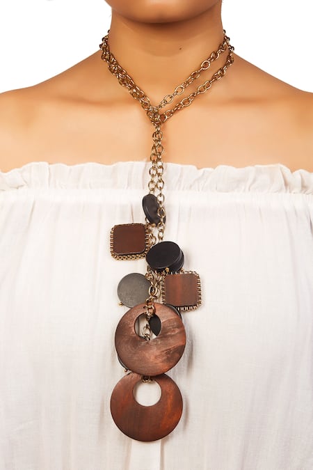 Rejuvenate Jewels Tie The Knot Tassel Scarf Necklace 