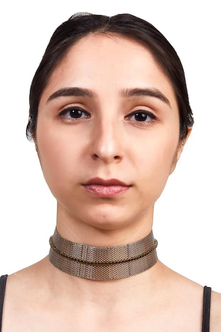 Rejuvenate jewels Antique Mesh Choker 