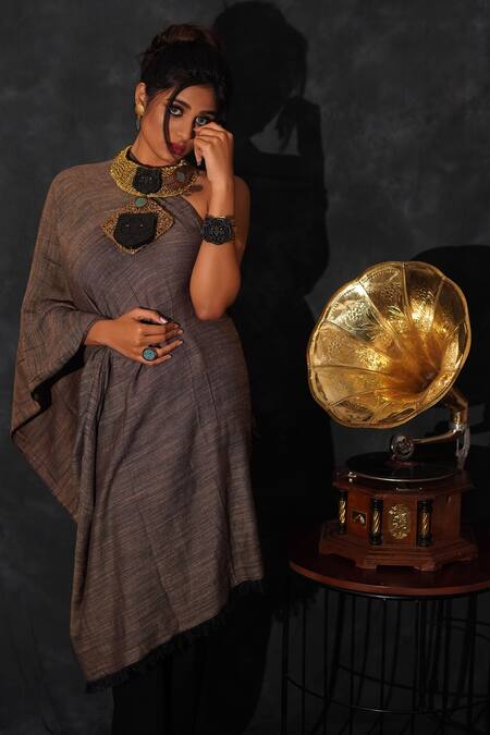 Buy_Rejuvenate Jewels_Gold Plated Terrific Tiger Necklace _Online_at_Aza_Fashions