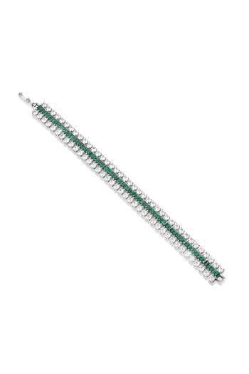 Shop_Shazé_Silver Plated Crystals Terras Triumph Dual Tone Ring With Bracelet