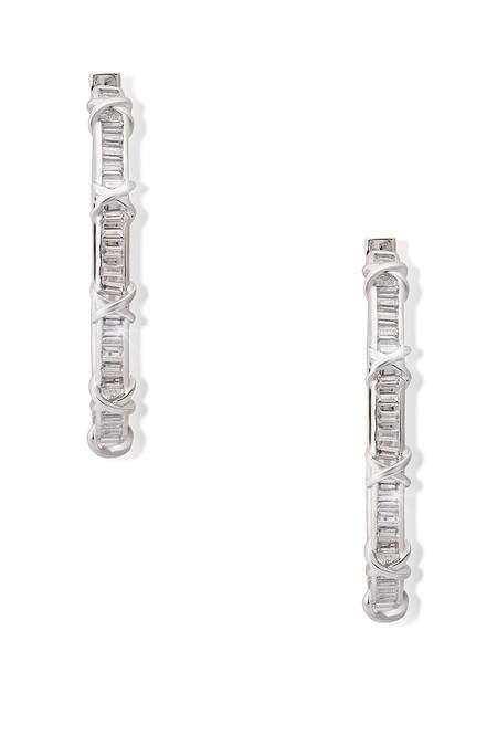 Buy Shazé Silver Plated Stones Forest Faerie Studded Hoops Online at Aza Fashions Buy_Shazé_Silver Plated Stones Forest Faerie Studded Hoops _Online_at_Aza_Fashions