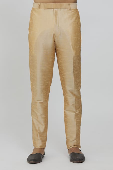 Buy_Priti Sahni_Beige Georgette, Silk Embroidery Bundi Jacket And Kurta Set 