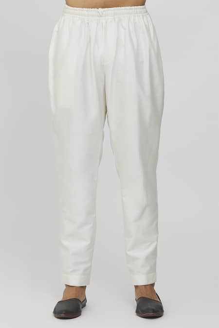 Priti Sahni Ivory Georgette, Cotton, Silk Zari Embroidered Bundi Jacket And Kurta Set at Aza Fashions Priti Sahni_Ivory Georgette, Cotton, Silk Zari Embroidered Bundi Jacket And Kurta Set _at_Aza_Fashions