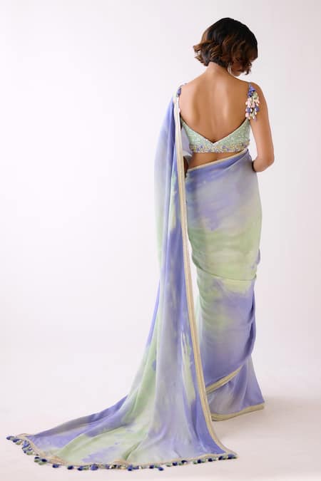 Basanti - Kapde Aur Koffee The Sea Shell Horizon Saree With Blouse 
