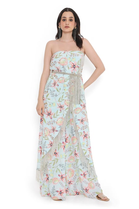 Payal Singhal Floral Print Tunic & Palazzo Set 