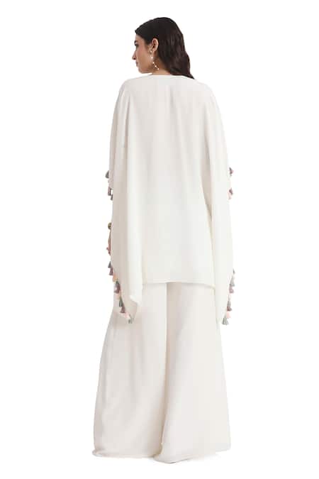 Payal Singhal Floral Embroidered Kaftan & Palazzo Set 