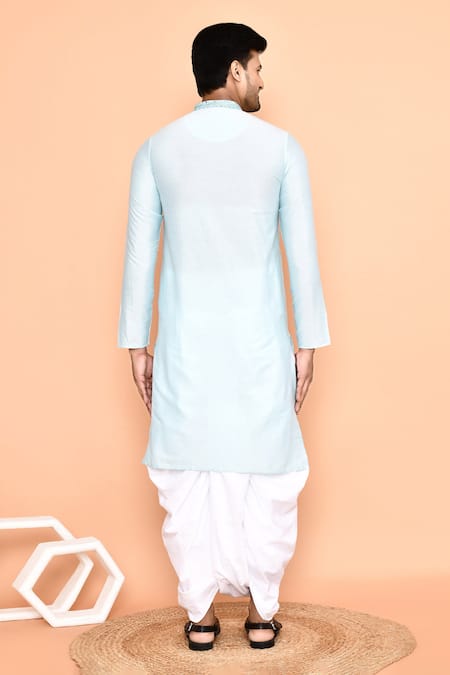 Arihant Rai Sinha Embroidered Kurta & Off-White Dhoti Pant Set 
