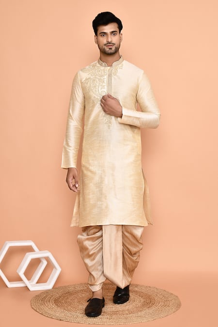 Arihant Rai Sinha Thread Embroidered Kurta & Dhoti Pant Set 