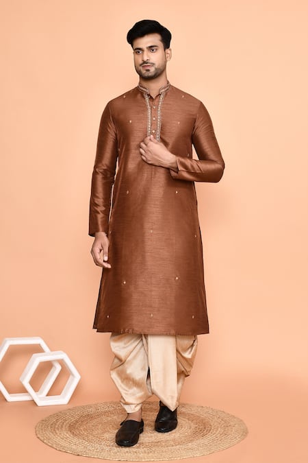 Arihant Rai Sinha Butti Embroidered Kurta & Dhoti Pant Set 