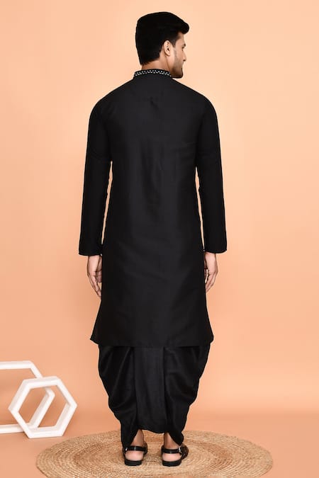 Arihant Rai Sinha Straight Butti Embroidered Kurta & Dhoti Pant Set 