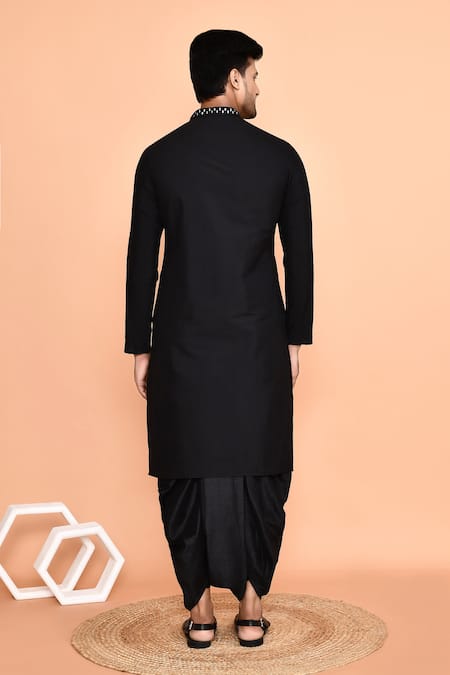 Arihant Rai Sinha Diamond Embroidered Kurta With Dhoti Pant 