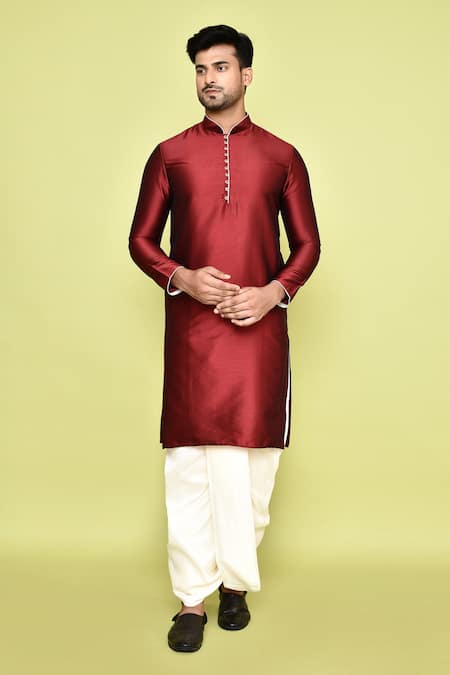 Arihant Rai Sinha Plain Kurta With Dhoti Pant 