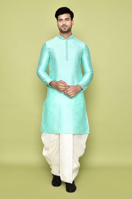 Arihant Rai Sinha Plain Straight Kurta With Dhoti Pant 