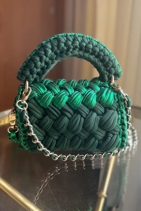 Bijit Forestia Braided Sling Bag With Strap 