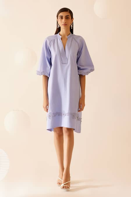 Bunka Safina Lace Detailed Cotton Dress 