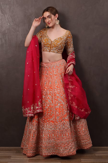 SAYISHA Beads Embroidered Lehenga Set 