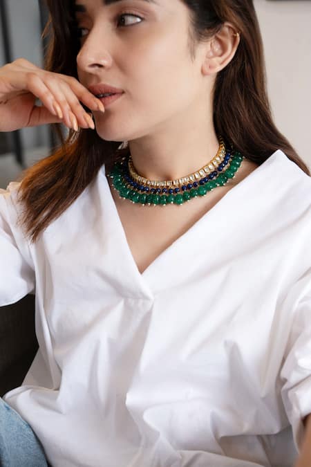 Do Taara Kundan Studded Choker 