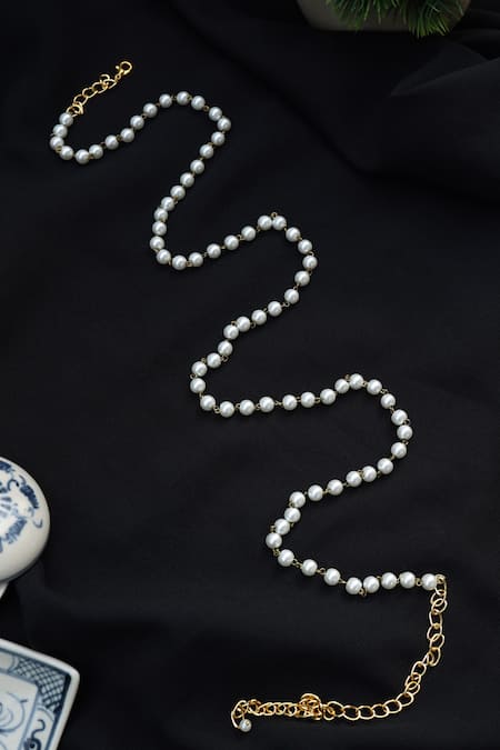 Do Taara Gold Shell Pearls Kamarbandh 