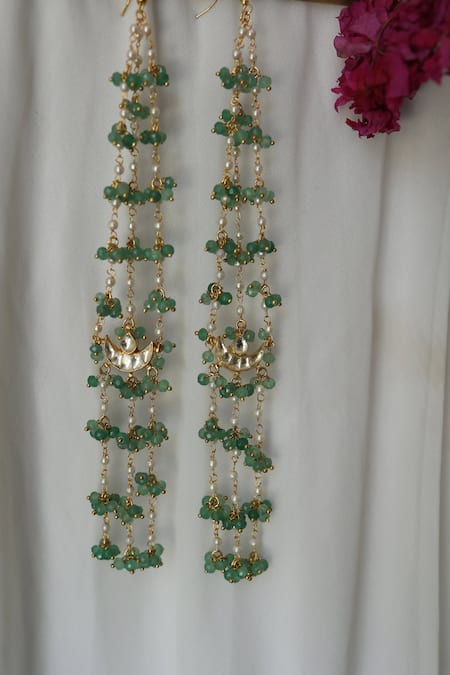Do Taara Embellished Dangler Earrings