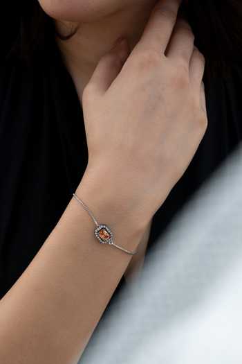 Do Taara Faux Diamond Chain Bracelet 