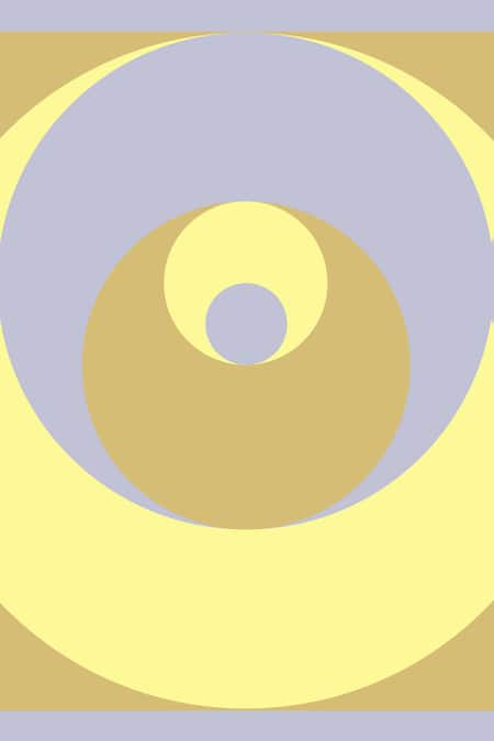 Shop_Thee Modern Roots_Yellow Cosmic Wonders Silk Scarf _Online_at_Aza_Fashions