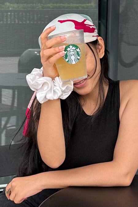 Thee Modern Roots_Fuchsia Nomad Oasis Silk Scarf _at_Aza_Fashions