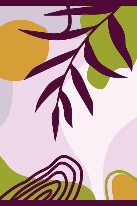 Shop_Thee Modern Roots_Multi Color Paradise Dreams Silk Scarf _Online_at_Aza_Fashions