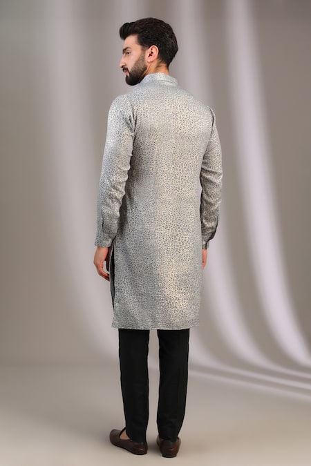 Rabani & Rakha Animal Print Pattern Kurta With Pant 