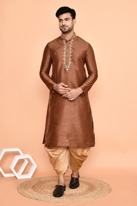 Arihant Rai Sinha Floral Butti Embroidered Kurta With Patiyala 