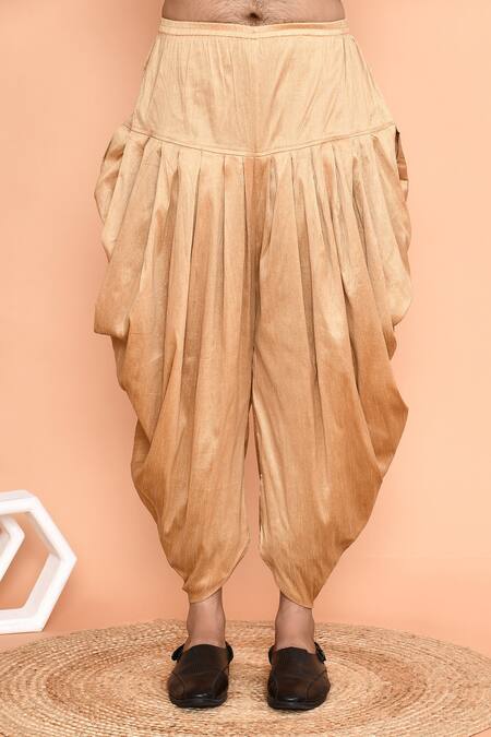 Arihant Rai Sinha Brown Silk Mirrors, Embroidery Neck Kurta With Patiyala Online at Aza Fashions Arihant Rai Sinha_Brown Silk Mirrors, Embroidery Neck Kurta With Patiyala_Online_at_Aza_Fashions