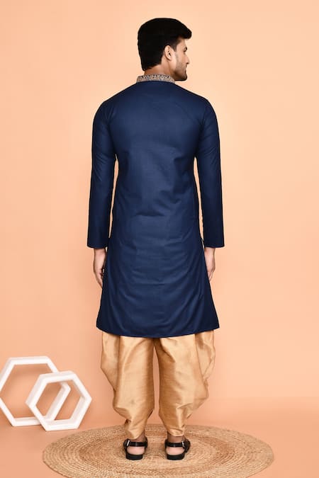 Arihant Rai Sinha Cotton Embroidered Kurta With Patiyala