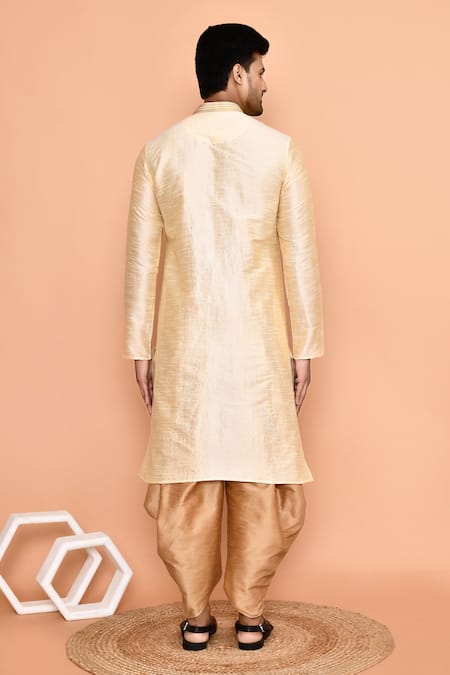 Arihant Rai Sinha Botanical Embroidered Kurta With Patiyala 