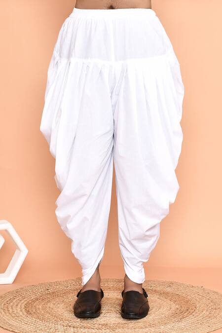 Arihant Rai Sinha_Black Silk, Cotton Embroidery Geometric Kurta With Patiyala_Online_at_Aza_Fashions