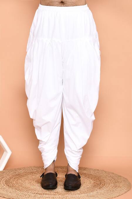 Shop_Arihant Rai Sinha_Grey Silk, Cotton Embroidery Solid Thread Kurta With Patiyala 