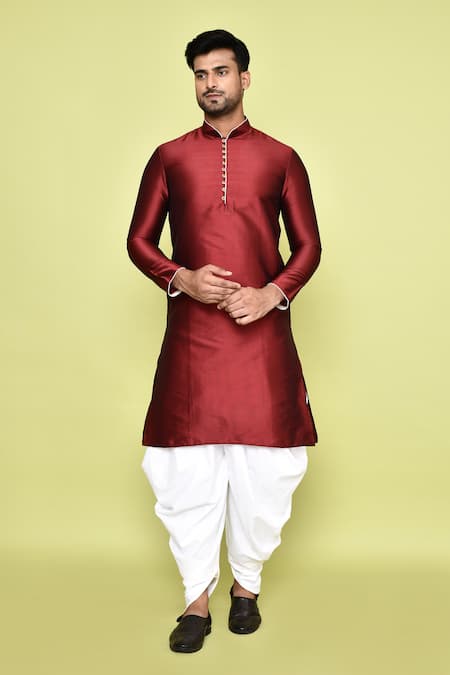 Arihant Rai Sinha Solid Straight Kurta With Patiyala 